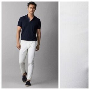 NWOT. Massimo Dutti White Trousers. Size 40.